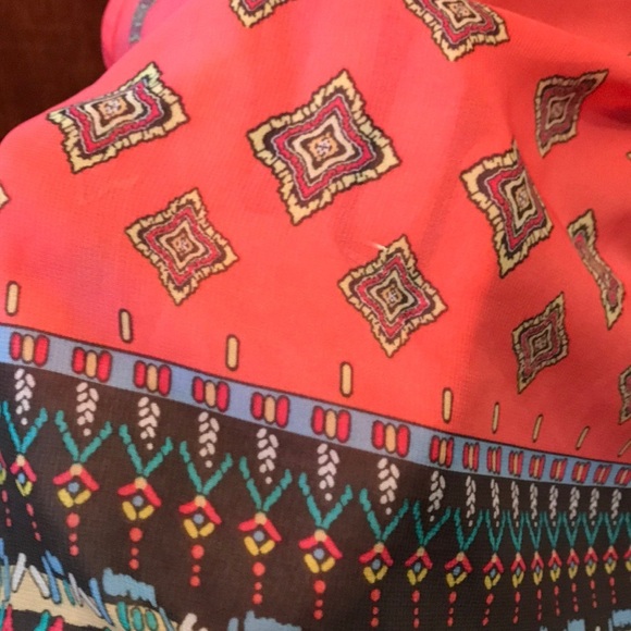 Love J sheer boho tunic top M - Picture 6 of 6